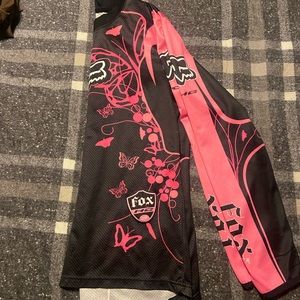 Fox racing long sleeve silk shirt